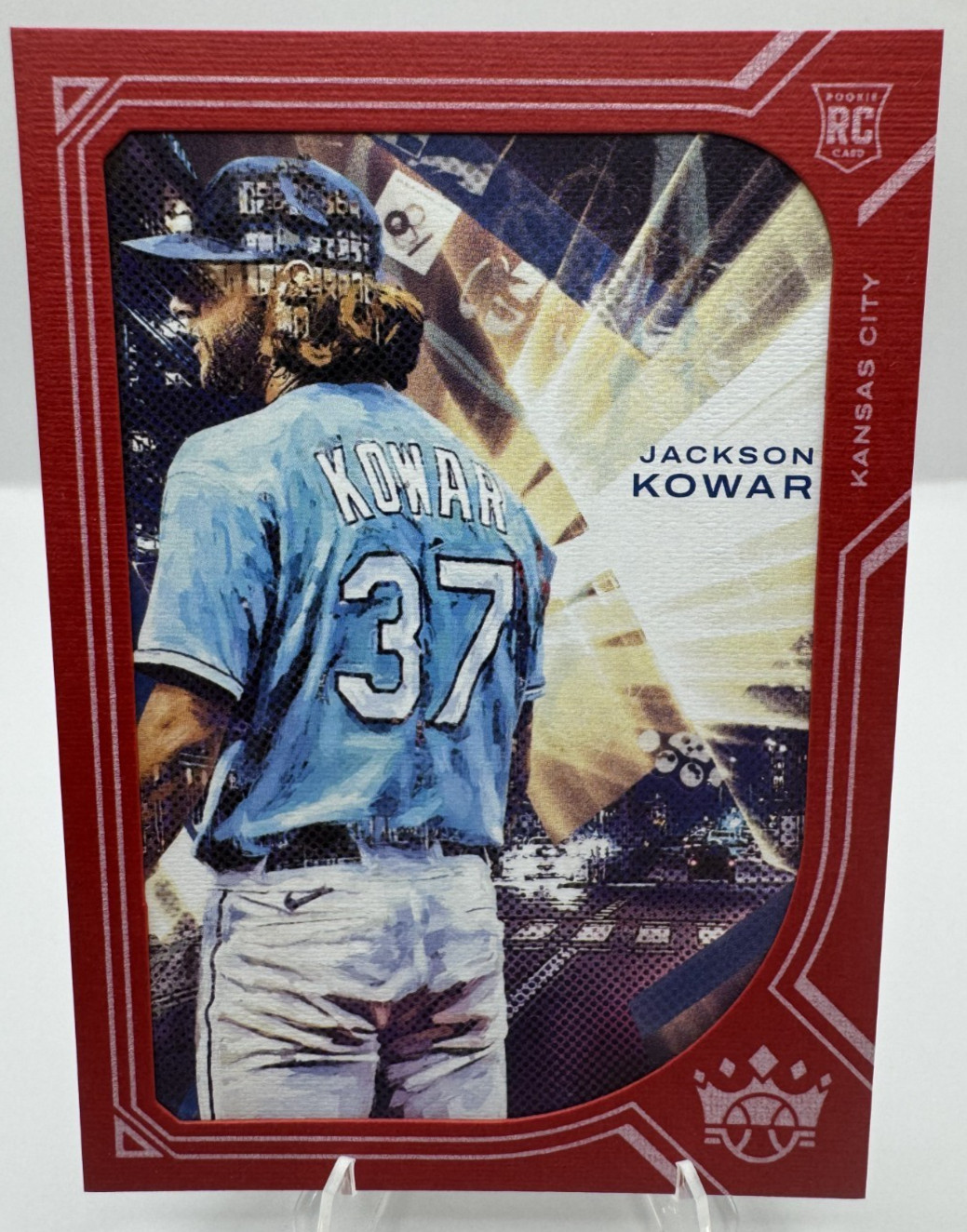 Jackson Kowar 2022 Panini Diamond Kings - Red Frame Rookies #92 (RC)