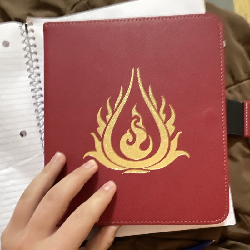 Dragon Shield Flesh and Blood A5 3-Ring Binder 180ct 4-Pocket Side Load Red