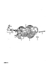 Suzuki Genuine Stud Bolt TS50 E G H J M R Cylinder Engine 09108-06008-000