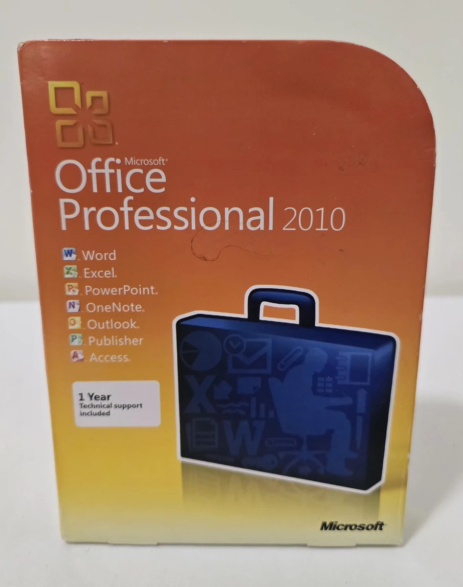microsoft office 2010 professional retail products for sale | eBay