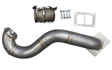 Compound Twin Turbo Exhaust Connector Pipe For 2005-2010 6.6l Duramax