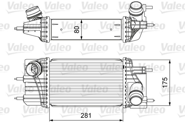 LadeluftküHler Valeo 818666 FüR Nissan NV200 Evalia Bus Pulsar C13 Juke Van F15-image