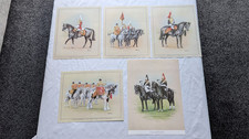 MILITARY PRINTS Christine Bousfield Lifeguards Blues, & Royals & Trumpe" 8"x10"