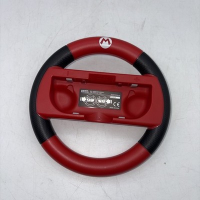 Hori Mario Kart 8 Deluxe Red Steering Wheel Nintendo Switch Joy-Con Controller