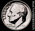 1960 Roosevelt Dime- Silver- Choice Gem Proof Luster- No Reserve #L2377