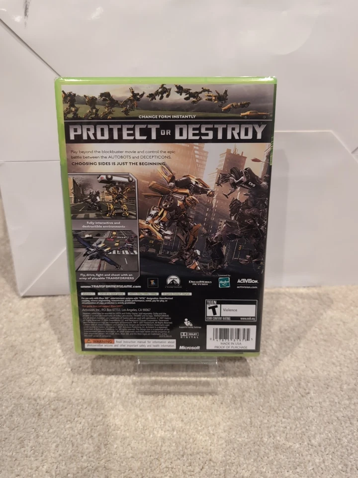 Transformers: The Game (Microsoft Xbox 360, 2007) New And Sealed NTSC US - Image 4 of 4