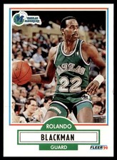1990-91 Fleer Rolando Blackman Dallas Mavericks #38