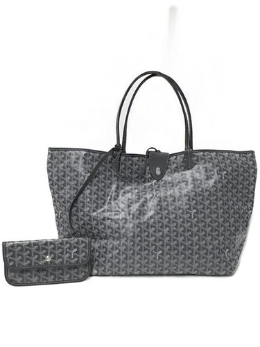 Goyard Saint Louis GM Canvas Gray / Ivory Tote Bag Women's #TB4682