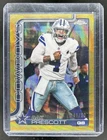 2025 Topps Chrome Dak Prescott Gold Wave Refractor #/50 Cowboys