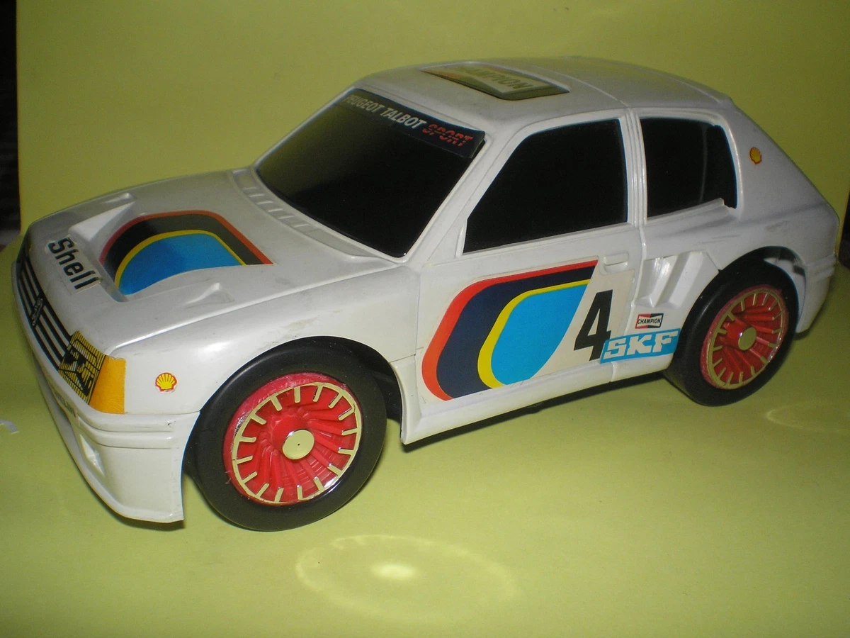 Grande Voiture Miniature Joustra En Tôle – Bleue – Fabrication Française