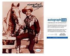 Roy Rogers "The King of the Cowboys" AUTOGRAPH Signed 8x10 Photo B ACOA