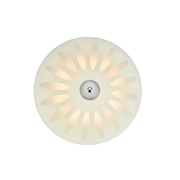 Weiß Chrom Moderne Skandinavisch Deckenlampe Deckenleuchte 650Lm IP20-image