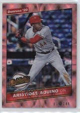 2020 Panini Donruss Highlights Red /149 Aristides Aquino #H-8 10k8