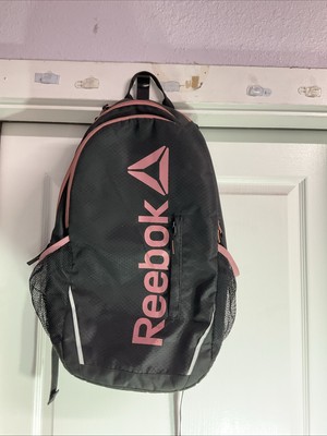 Reebok Trainer Backpack White/Blue 24L   Black & Pink