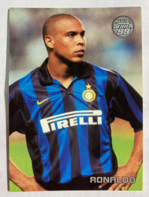 ACミラン RONALDO 99 1999 Merlin Serie A Ronaldo Inter Milano 20 Trading Soccer card JP
