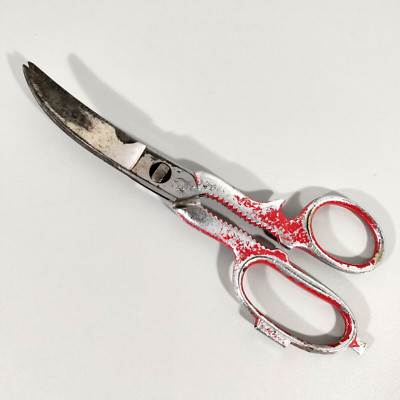 Vintage 1950s Kitchen Shears Cast Sammann Made in Italy
