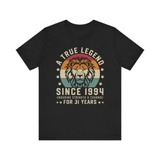 Funny 31st Birthday Shirt   A True Legend Since 1994   Vintage 1994 Tee