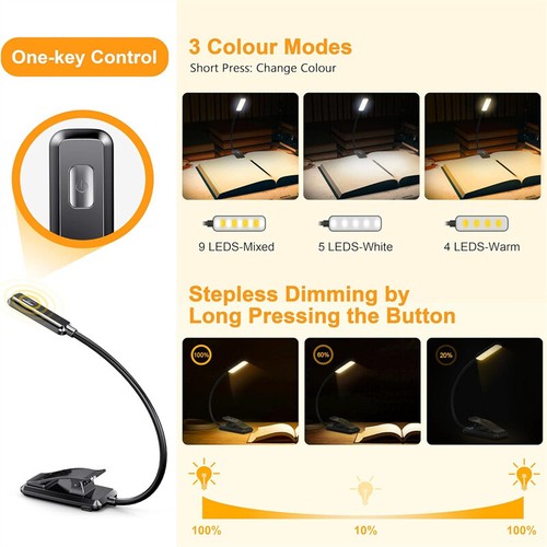 LED Rechargeable Book Light - Photo 4/14