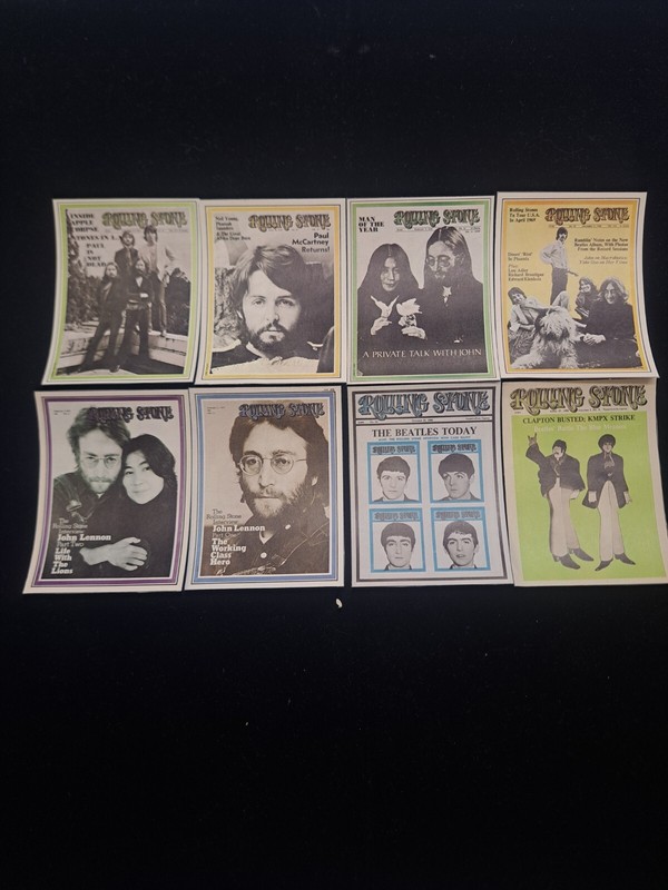 Lot Of Miniature Rolling Stone Magazine Covers