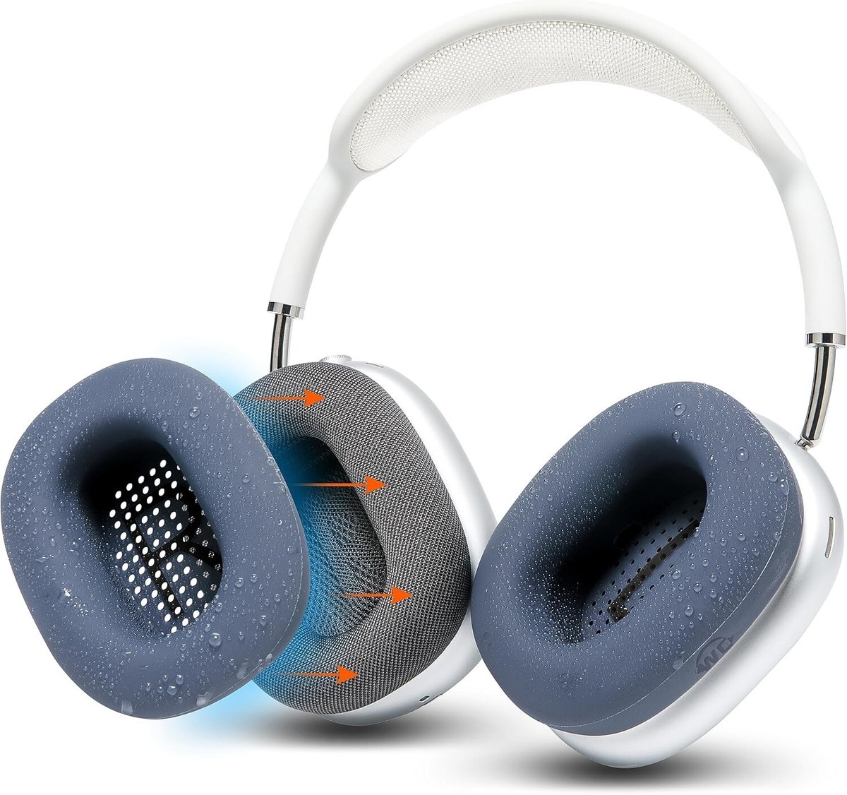 Wicked SweatZ Max Cushions Replacement Ear Pads For Apple