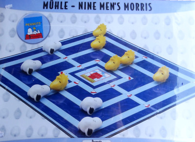 Snoopy Peanuts Nine Men´s Morris Brettspiel Gesellschaftsspiel NEU OVP
