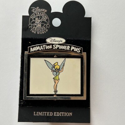 DCA - Animation Spinner Pins - Tinker Bell Disney Pin 24626