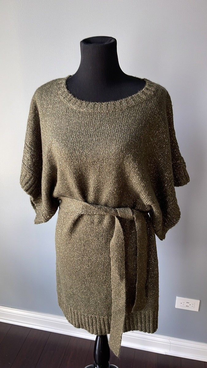 vince camuto green sweater dress VINCE CAMUTO GREEN DRESS SZ 16 main image 1
