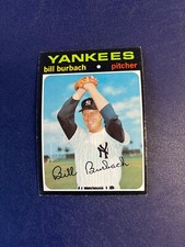 1971 Topps #683 Bill Burbach - Yankees - High Number SP (3)