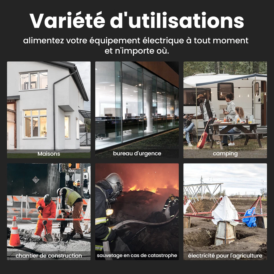 groupe electrogene silencieux à l'essence 3,5KW 4 temps générateur Inverter - Immagine 3 di 4