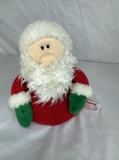 Vintage Russ Tummy Squish Santa Claus Plush Christmas Stuffed Toy Soft