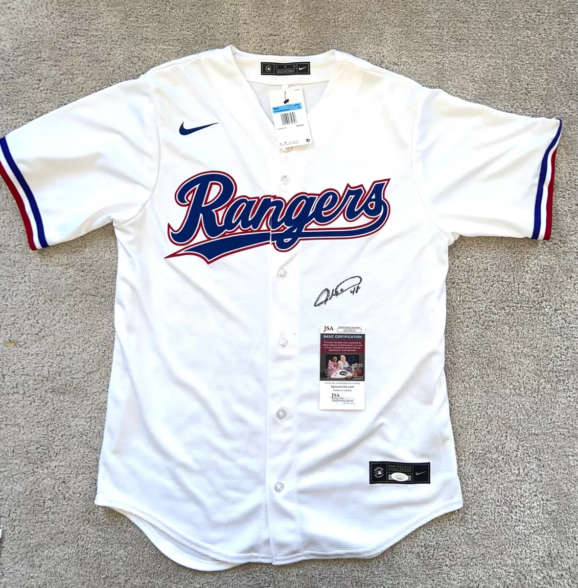 signed degrom jersey