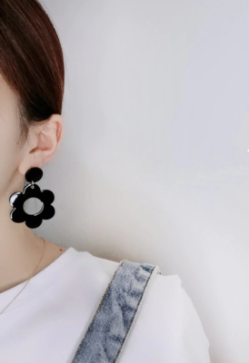 Boucles D'oreilles Vintage Années 60 - Fantaisie Rétro Chic
