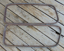 1934 Chevy Master 2dr Sedan Door Window Garnish Moldings Original Gm Pair 35 Std