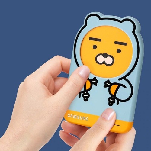 Original Samsung x Kakao Friends External HDD 2TB RYAN w Pouch & Cover USB 3.0 - Picture 7 of 8