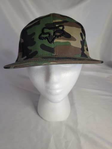 Fox Racing Camo Flex Fit Fitted Cap (Size S/M) | eBay