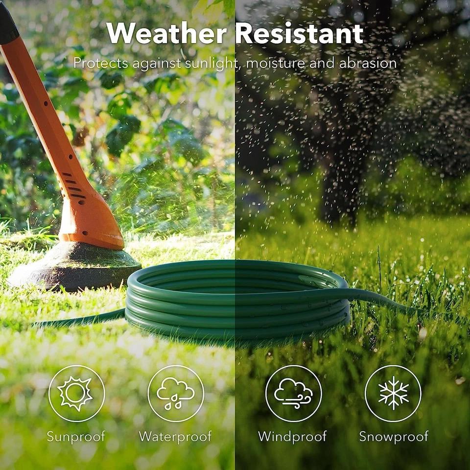 Cable de extensión exterior BN-LINK 1 a 3 divisores, cable de alimentación de 25/32 pies, 16/3 SJTW Foto 3 de 4