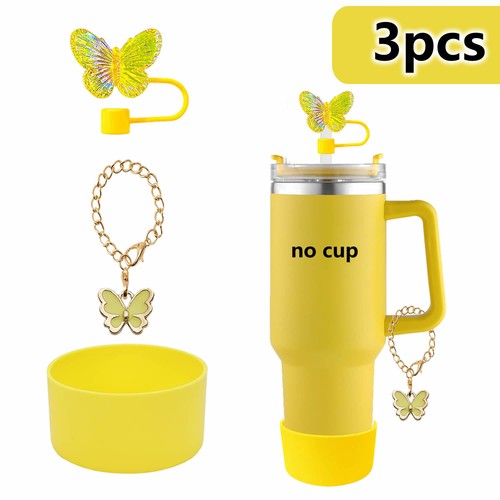 3Pcs Accessories Set for Stanley Cup 30 40oz Insulated Sleeve 10mm Travel Cup - Picture 10 of 22