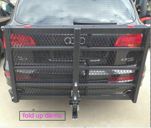 Hitch Mount Wheelchair Scooter Carrier Tow Bar Mobility Luggage Rack With Ramp eBay
