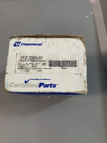 912-3060-01-COPE   COPELAND 60A 3P 120V CONTACTOR