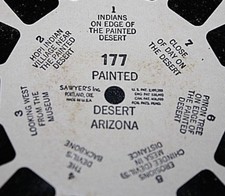 Vtg Sawyer Viewmaster Lot Painted Desert Arizona 177 -RM