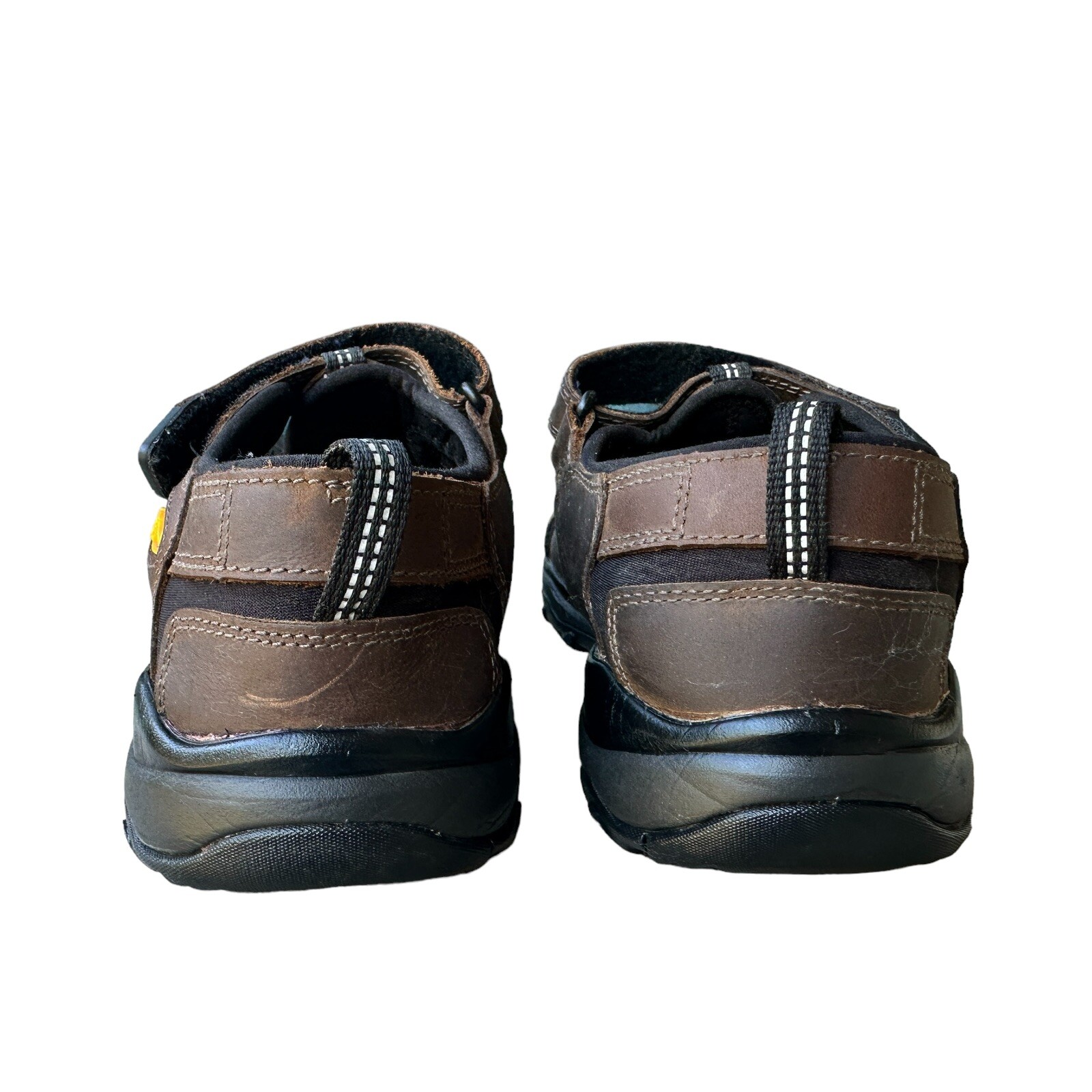 Sandali KEEN Whisper pelle uomo giovane marrone scuro taglia 5 outdoor escursionismo