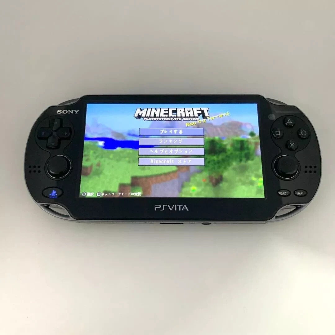 SONY PS Vita 3G Wi-Fi PCH-1100 Console Crystal Black Region