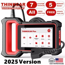 Thinkscan Plus S7 Check Engine OBD2 Scanner ABS SRS Code Reader Diagnostic Tool