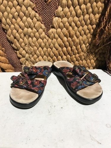 Alegria Multicolored Strappy Leather Womens Sandals US Women Size 8-8.5 - Picture 4 of 8