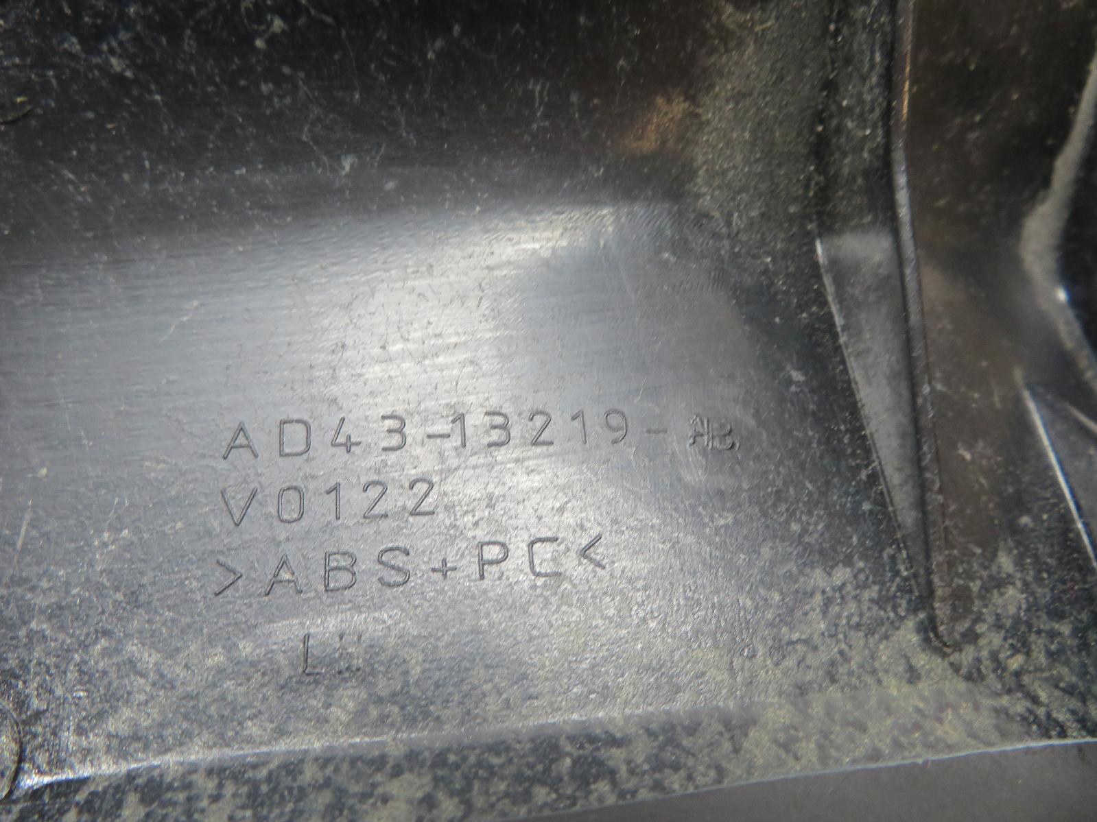 2012 ASTON MARTIN RAPIDE LEFT DRIVER SIDE LOWER C PILLAR TRIM OEM AD43-13219-AB