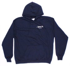NEW - CHAMPION Unisex 'SIGMA PI' Navy Blue LONG-SLEEVE PULL-OVER HOODIE - XL