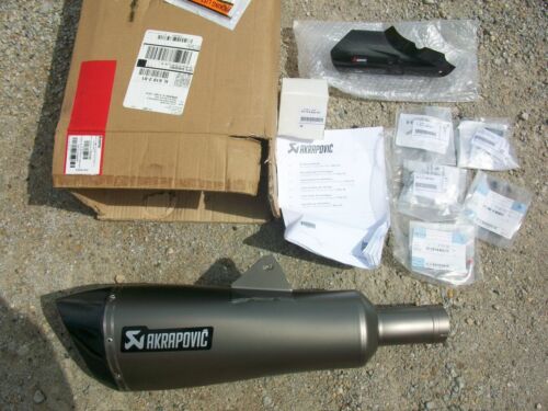 New!! AKRAPOVIČ Slip On Muffler Titanium Carbon for BMW R1250RT 2019-2024 R1250