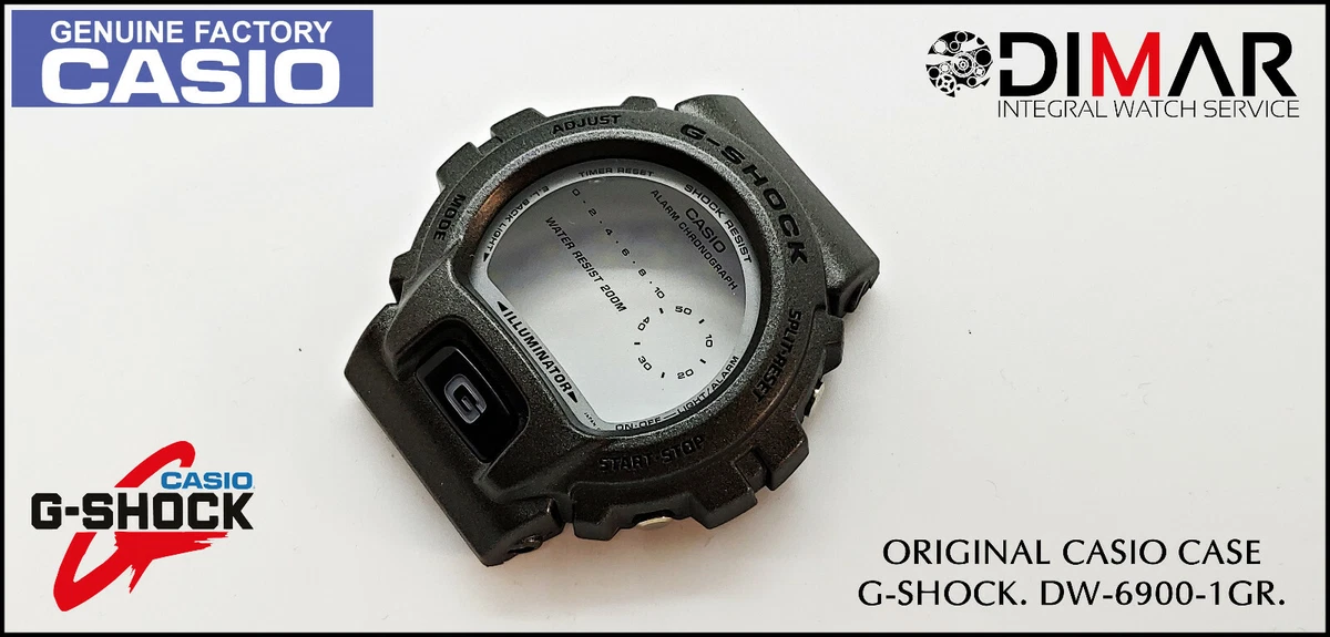 Replacement Vintage Box Case Centre Casio G Shock. DW 6900 1GR