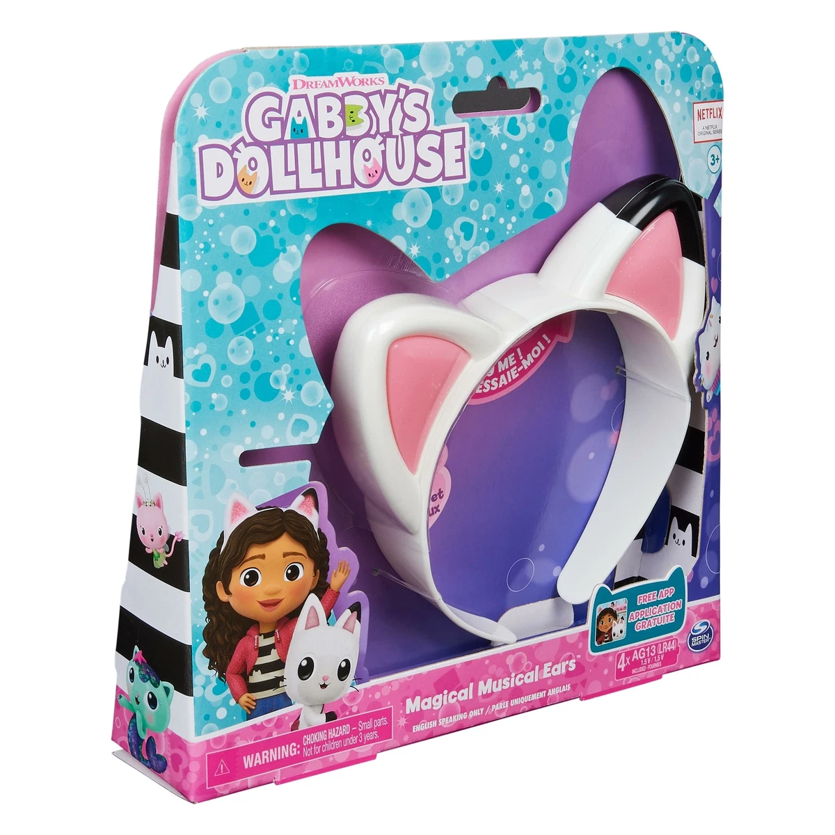 Gabby's Dollhouse, Magical Musical Cat Ears, Kids
