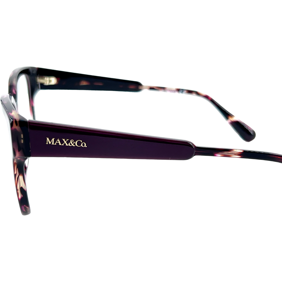 Max & Co MO5048 Womens Eyeglass Frame Dark Havana Max & Co MO5048 Womens Plastic Eyeglass Frame 052 Dark  main image 2